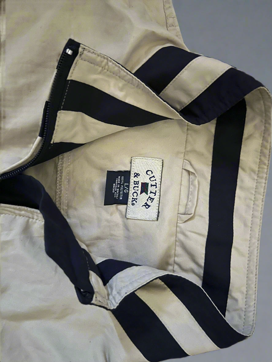 Vintage Cutter & Buck Khaki Harrington Jacket