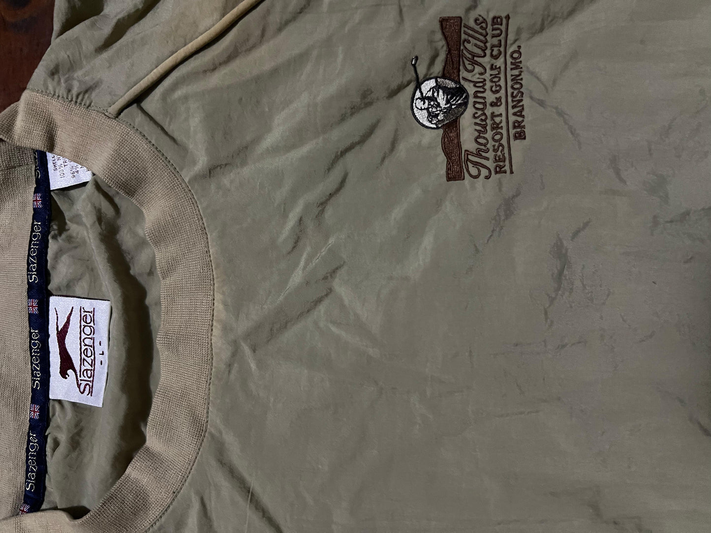 Slazenger Khaki Golf Pullover
